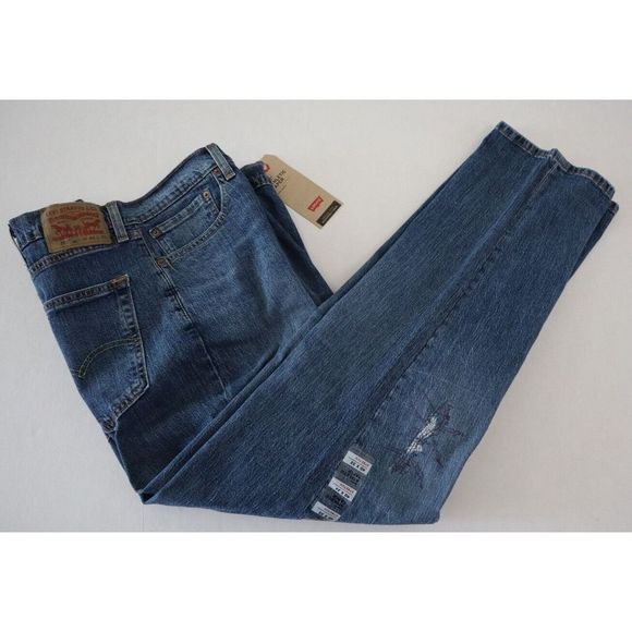 Levi's 541 Men Sz 40x32 Fremont Swish Distress Athletic Taper Eco Ease Jeans $70 - Picture 5 of 9